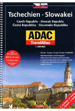 Tschechien Slowakei, ADAC Travel Atlas 1:300.000