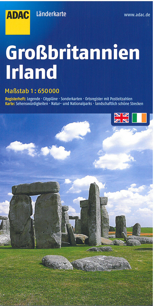Grossbritannien & Irland - Great Britain & Ireland,  ADAC LänderKarte