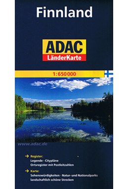 Finnland - Finland, ADAC Länderkarte