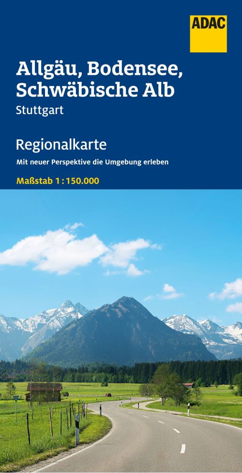 ADAC Regionalkarte: Blatt 15: Allgäu, Bodenseen, Schwäbische Alb