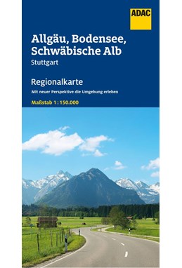 ADAC Regionalkarte: Blatt 15: Allgäu, Bodenseen, Schwäbische Alb