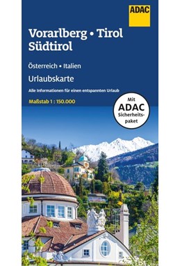 Österreich Urlaubskarte blad 6: Vorarlberg Tirol Südtirol