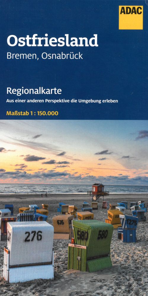 ADAC Regionalkarte: Blatt 4: Ostfriesland, Bremen, Osnabruck
