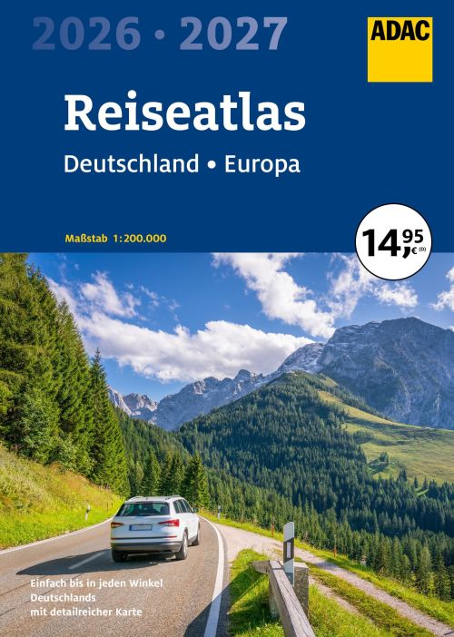 Deutschland Europa 2026/2027, ADAC Reiseatlas