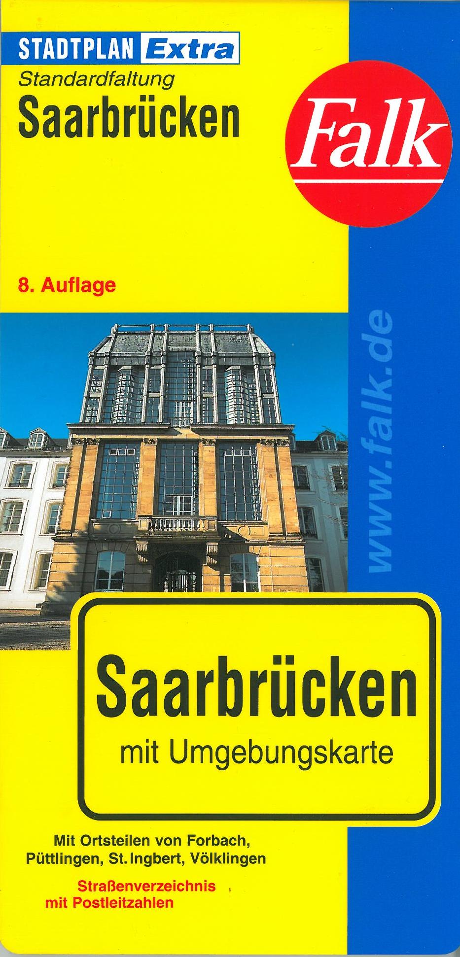 Saarbrücken, Falk Extra 1:20 000
