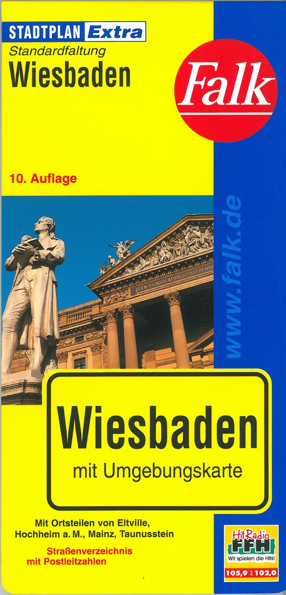 Wiesbaden, Falk Extra 1:20 000