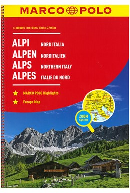 Alpen Norditalien Atlas, Marco Polo 1:300.000