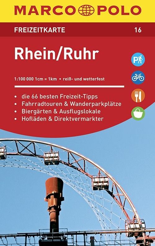 Rhein, Ruhr, Marco Polo Freizeitkarte 16