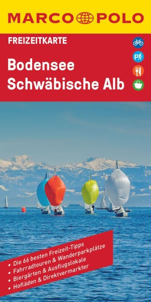 Bodensee, Schwäbische Alb, Marco Polo Freizeitkarte 41