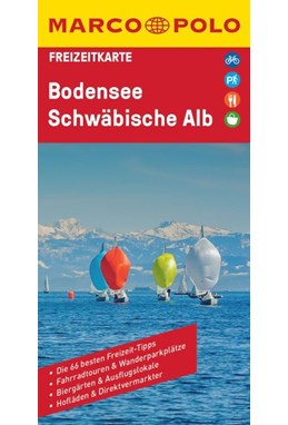 Bodensee, Schwäbische Alb, Marco Polo Freizeitkarte 41