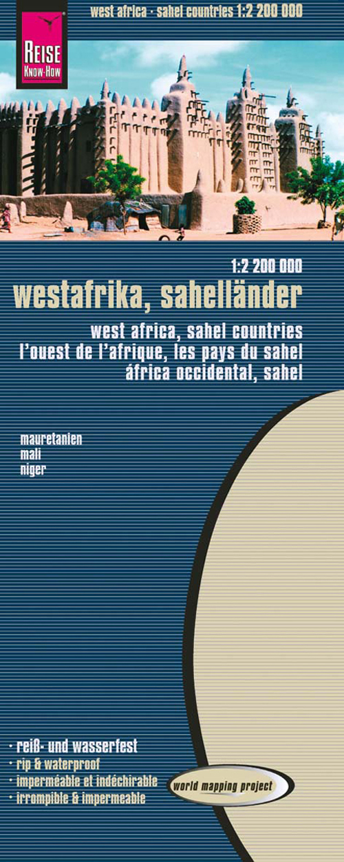 West Africa - Sahel Countries: Mauritania, Mali, Niger, World Mapping Project
