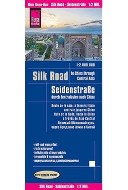 Silk Road to China through Central Asia, World Mapping Project
