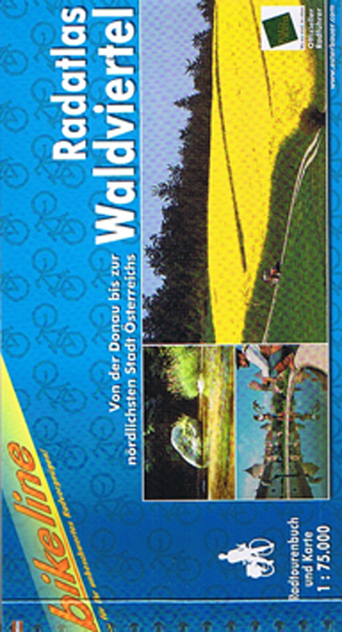 Radatlas Waldviertel: Von der Donau bis zur nördlichsten Stadt Österreich 1:75.0