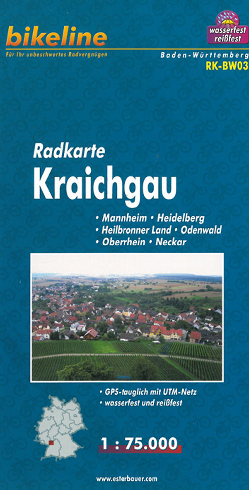 Kraichgau, Bikeline Radkarte