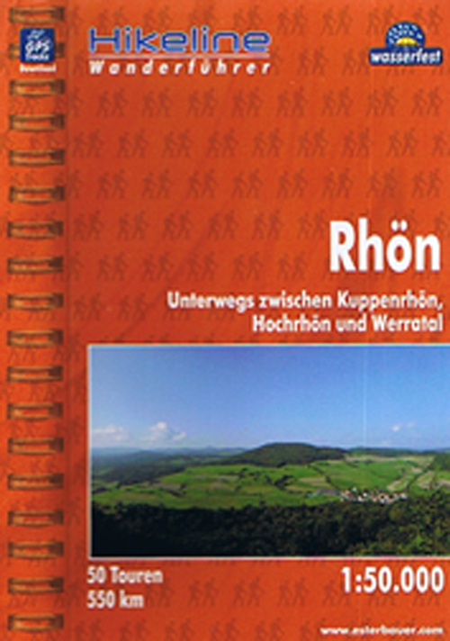 Rhön: Unterwegs zwischen Kuppenrhön, Hochrhön und Werratal, Hikeline Wanderführer