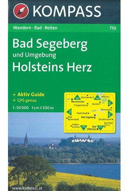 Bad Segeberg und Umgebung, Holsteins Herz, Kompass Wanderkarte 710