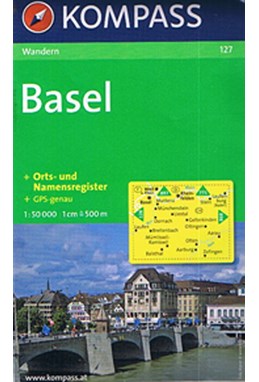 Basel, Kompass Wanderkarte 127