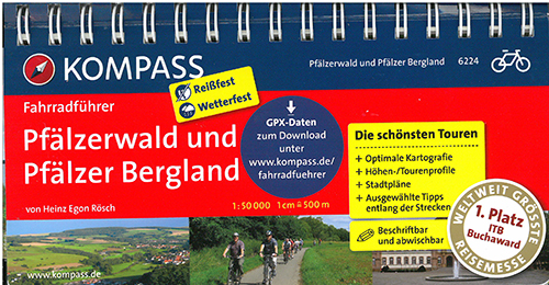 Kompass Fahrradführer 6224: Pfälzerwald und Pfälzer Bergland