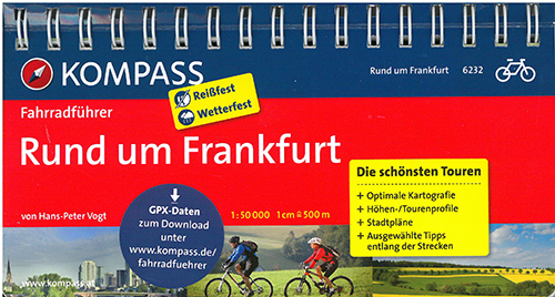 Kompass Fahrradführer 6232: Rund um Frankfurt