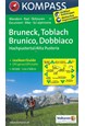 Bruneck / Toblach, Brunico / Dobbiaco, Kompass Wanderkarte 57