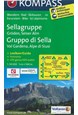 Sellagruppe - Gruppo di Sella: Val Gardena, Alpe di Siusi, Kompass Wandern- Rad- & Ski-karte 59