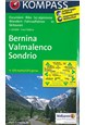 Bernina, Valmalenco, Sondrio, Kompass Wander - Radkarte 93