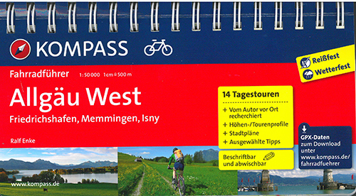 Kompass Fahrradführer 6418: Allgäu West, Friedrichshafen, Memmingen, Isny