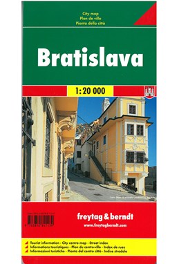 Bratislava - Pressburg, Freytag & Berndt City Map 1:20 000