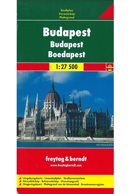 Budapest, Freytag & Berndt Stadtplan 1:27.500