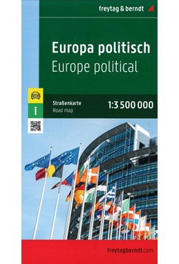 Europe Political, Freytag & Berndt Road Map
