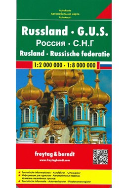 Russland, Freytag & Berndt Autokarte 1:2 mill./1:8 mill.