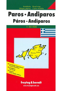 Paros - Andiparos, Freytag & Berndt Autokarte 1:50 000