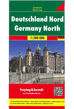Germany North, Freytag & Berndt Road Map