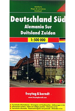 Germany South, Freytag & Berndt Road Map