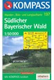 Südlicher Bayerischer Wald, Kompass Wanderkarte 197 1:50 000
