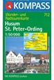 Husum-St-Peter-Ording, Kompass Wanderkarte 712 1:50 000