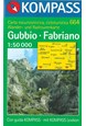 Gubbio-Fabriano, Kompass Wanderkarte 664 1:50 000