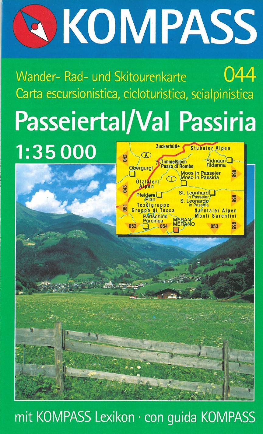 Passeiertal/Val Passiria*, Kompass Wanderkarte 044 1:35 000