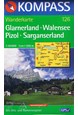 Glarnerland Walensee Pizol Sarganserland*, Kompass Wanderkarte 126
