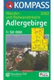 Adlergebirge (Orlicke Hory), Kompass Wander- u. Radwanderkarte 2062 1:50 000