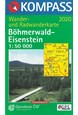 Böhmerwald-Eisenstein, Kompass Wander- u. Radwanderkarte 2020 1:50 000