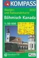 Böhmisch Kanada, Kompass Wander- und Radwanderkarte 2032  1:50 000