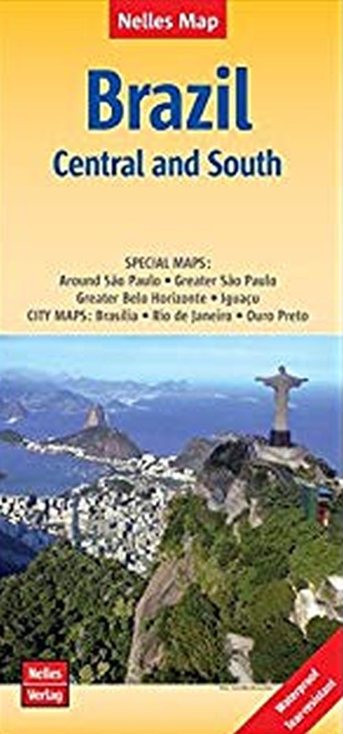 Brazil: Central and South, Nelles Map