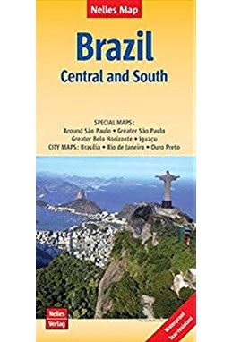 Brazil: Central and South, Nelles Map