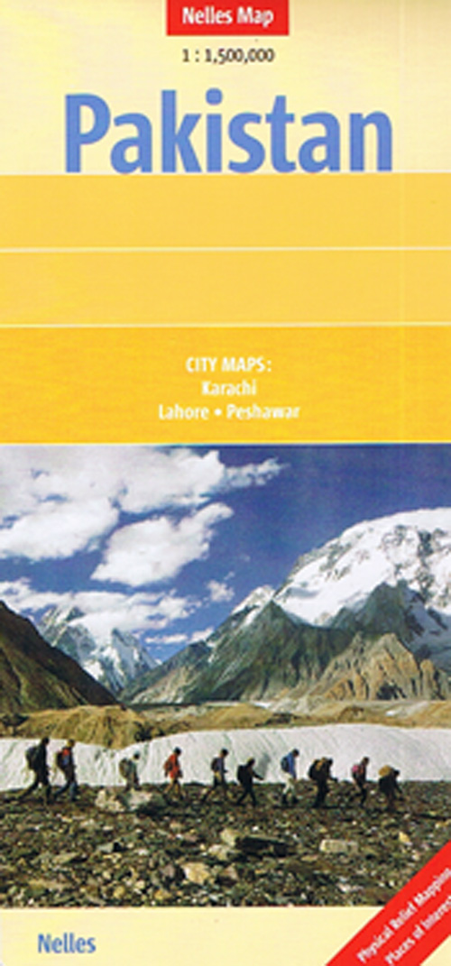 Pakistan, Nelles map  1:1,5 mill.