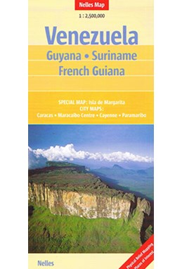 Venezuela, Guyana, Suriname, French Guiana, Nelles Maps