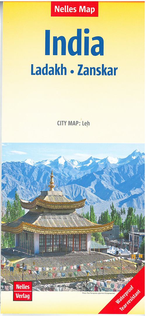Nelles Map India: Ladakh, Zanskar