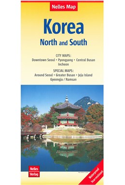 Korea North & South, Nelles Map