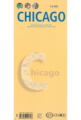 Chicago, Borch Map (Lamineret)