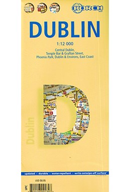 Dublin (lamineret), Borch map 1:12.000
